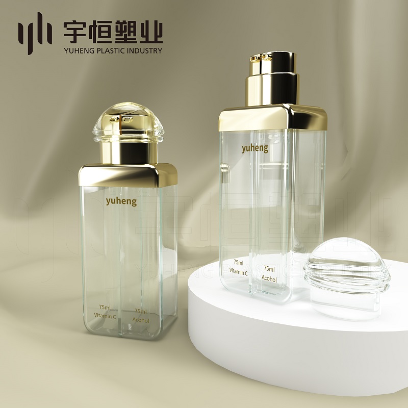 LOTION BOTTLE、DOUBLE-BARRELED BOTTLE、TWIN-TUBE BOTTLE