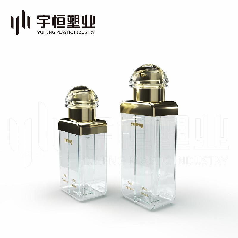 LOTION BOTTLE、DOUBLE-BARRELED BOTTLE、TWIN-TUBE BOTTLE